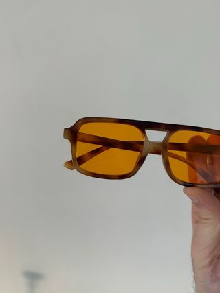 Occhiali da sole marroni/arancioni