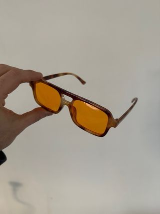 Occhiali da sole marroni/arancioni
