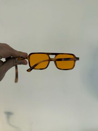Occhiali da sole marroni/arancioni