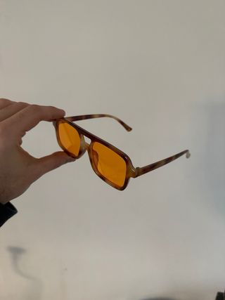 Occhiali da sole marroni/arancioni