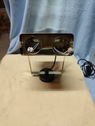 Faretto snodabile dorato