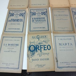 45 LIBRI ANNI 30 40 RICORDI TEATRO VERDI PUCCINI