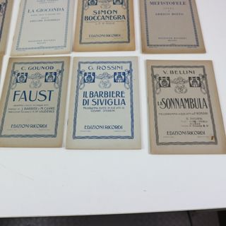 45 LIBRI ANNI 30 40 RICORDI TEATRO VERDI PUCCINI