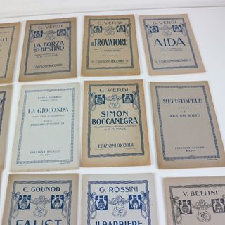 45 LIBRI ANNI 30 40 RICORDI TEATRO VERDI PUCCINI