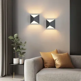 2 Apliques Pared Klighten Diseño Moderno
