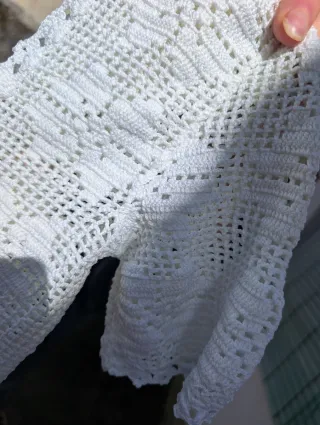 Vestido/Camisón Crochet y Estampado Floral