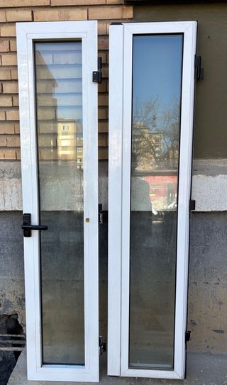 Puerta de galería de aluminio