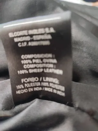 Chaqueta de piel EW Talla M