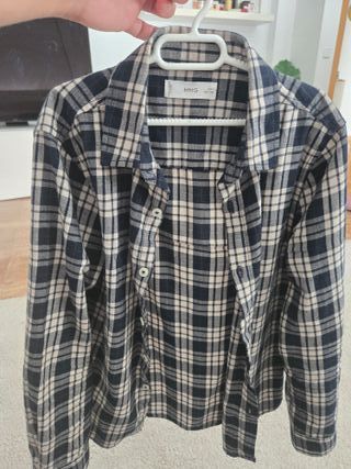 Camisa cuadros Mango niño 8 años