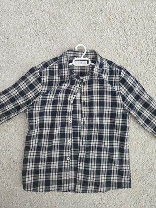 Camisa cuadros Mango niño 8 años