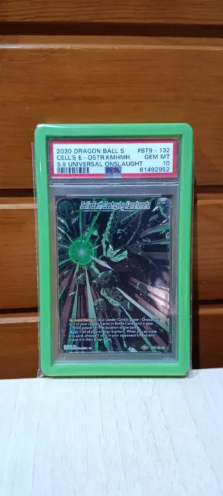 Carta Dragon Ball PSA 10 cell y buu