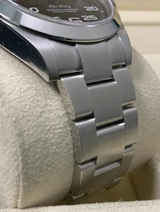 Rolex Air King 126900 Negro Plata