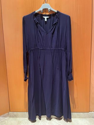 Vestido premamá azul