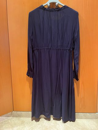 Vestido premamá azul