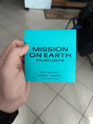 Omega x Swatch Moonwatch Nero e Verde Acqua