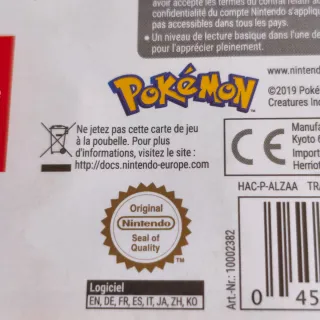 Pokémon Spada Nintendo Switch