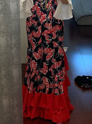 Falda flamenca hecha a mano Talla S