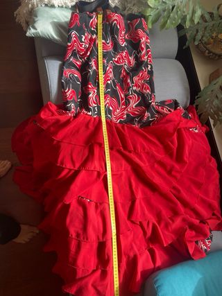 Falda flamenca hecha a mano Talla S