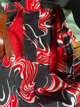 Falda flamenca hecha a mano Talla S