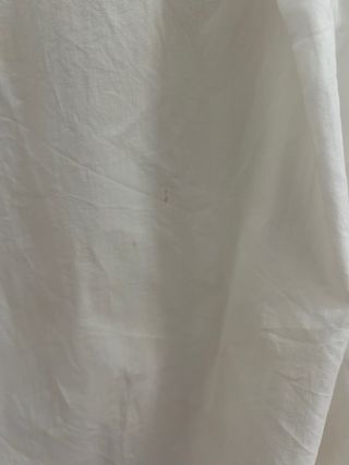 Blusa blanca Zara Basic con pompones · Talla XS ·