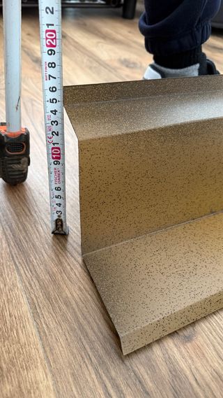 Unión/tapa Panel sándwich lateral a pared