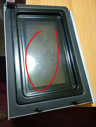 SPORTELLO PER FORNO MICROONDE BEKO ORIGINALE USATO