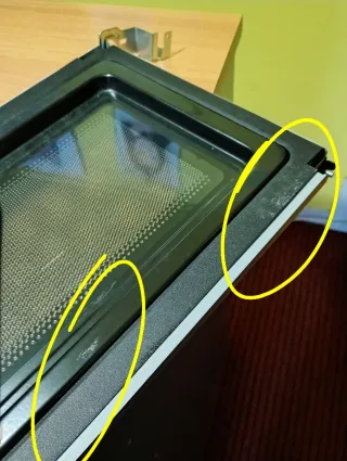 SPORTELLO PER FORNO MICROONDE BEKO ORIGINALE USATO