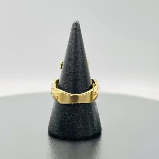 Anillo Oso Circonitas Verde 18K