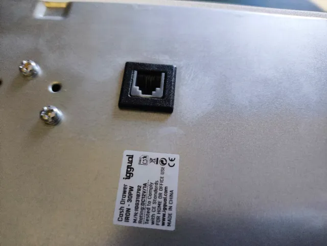 Cajón Portamonedas Iggual, color blanco