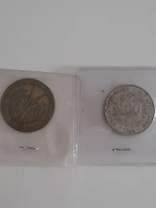 Lote de monedas de países raros