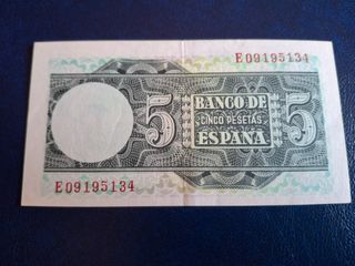 Billete 5 Pesetas Banco de España 1948