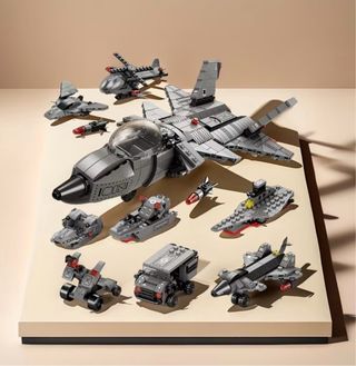 Avión 8en1 Bloques Imitación de LEGO