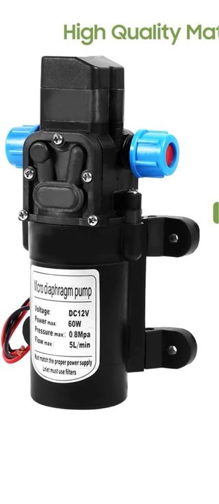 Bomba de agua micro diafragma 12V