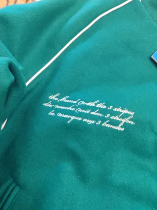 Chaqueta Adidas Béisbolera Verde