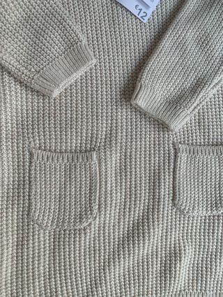 Vestido de punto beige Primark 6-9 meses