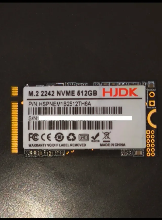 SSD M.2 2242 NVME HJDK 512GB