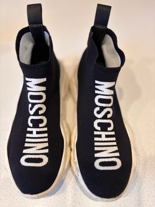 Moschino Teddy Bear nere a calzinoTaglia 34