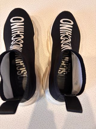 Moschino Teddy Bear nere a calzinoTaglia 34