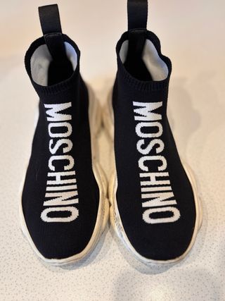 Moschino Teddy Bear nere a calzinoTaglia 34