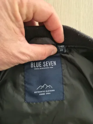 Bomber blu seven 10 anni