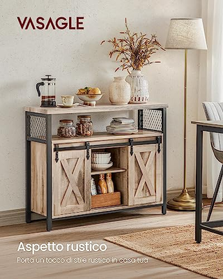 Credenza, Mobile da Cucina, Armadietto Organizzato