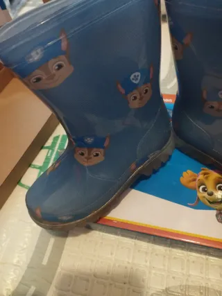 Botas agua infantiles Patrulla Canina número 25