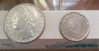 Monedas antiguas Italia y España