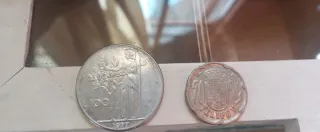 Monedas antiguas Italia y España