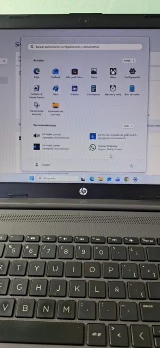 Portátil HP SSD Negro/Gris