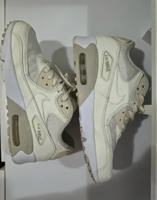 Nike Air Max 90 Beige/Bianco Tg 38.5