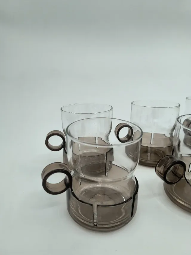 6 Tazas Vintage Melitta Alemania Cristal