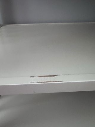 Cambiador IKEA madera blanca + colchoneta