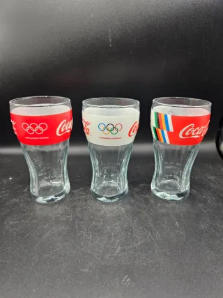 Set 3 Bicchieri Coca-Cola Olimpiadi