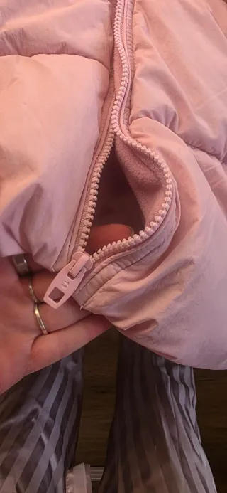 Anorak Bershka rosa T S